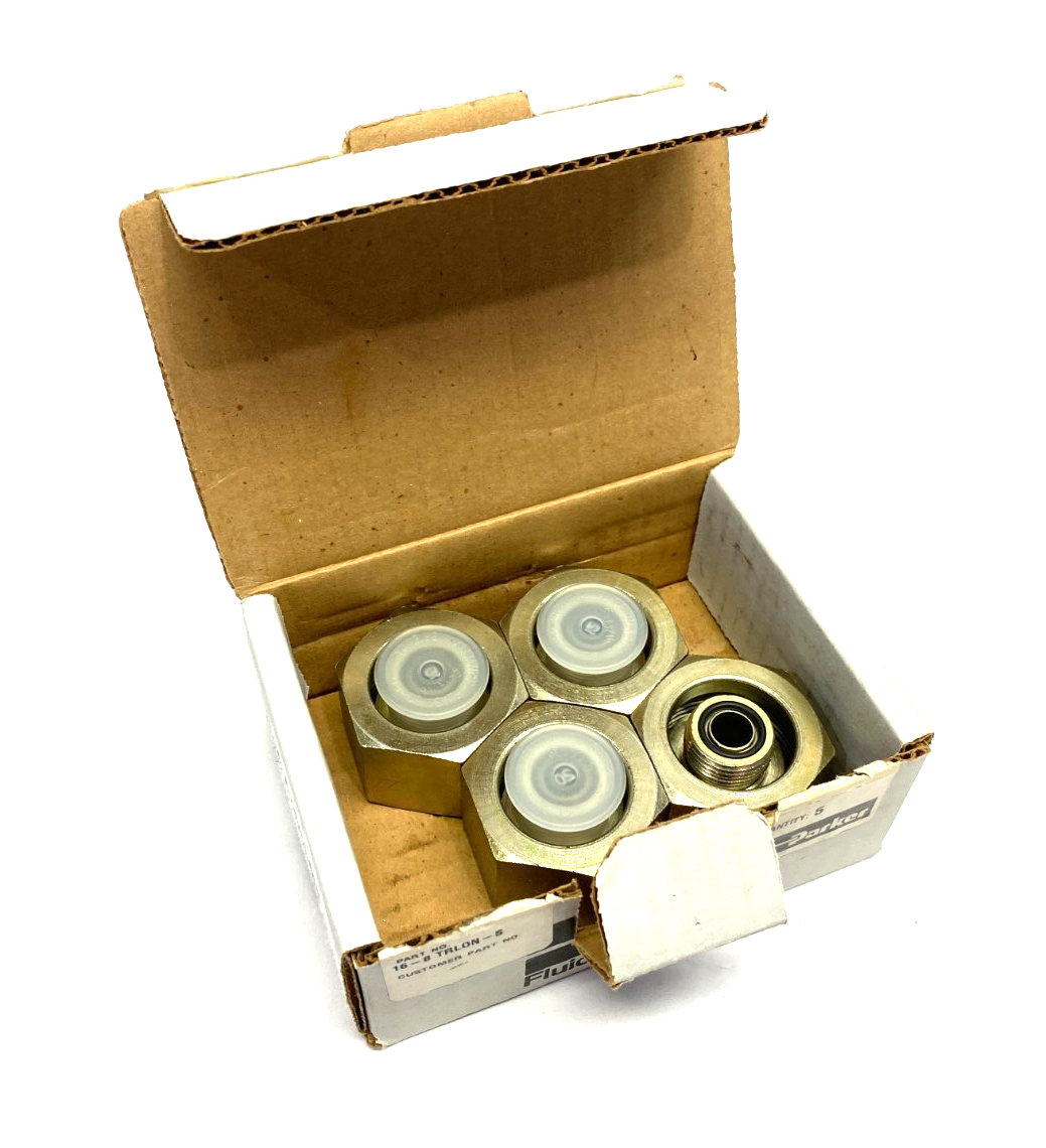 Parker 16-8 TRLON-S Seal-Lok O-Ring Face Seal Tube Fitting 1/2" to 1" BOX OF 4 - Maverick Industrial Sales