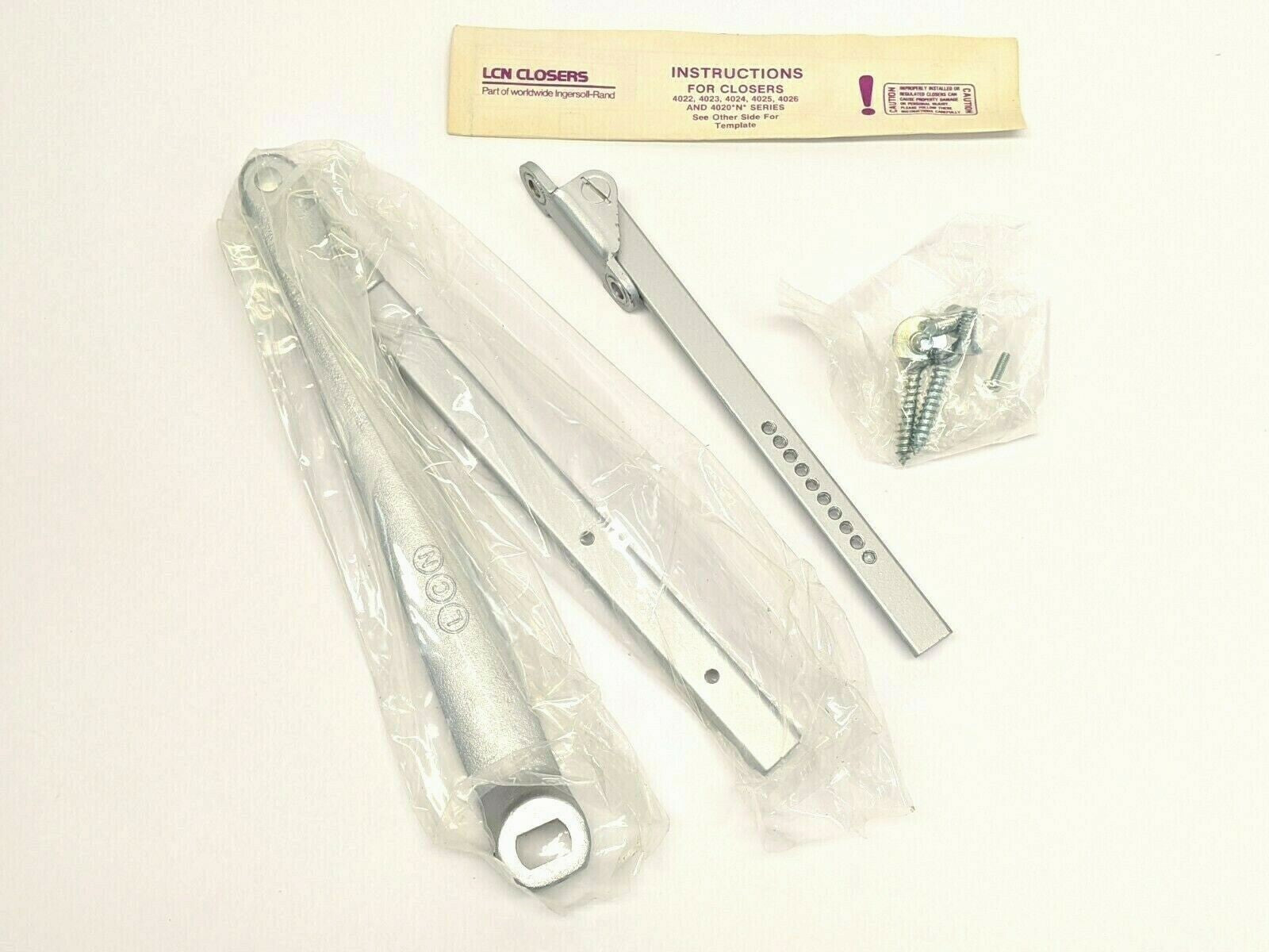 4020 | LCN Aluminum Finish Regular Arm Old Style - New – Open box - Maverick Industrial Sales