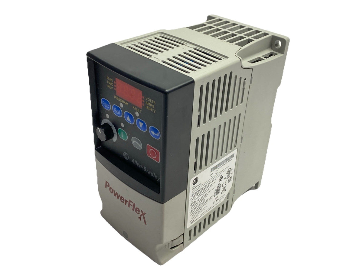 22A-D4P0N104 | Allen Bradley Ser A Powerflex 4 AC Drive 1.5kW 2HP - For parts or not working - Maverick Industrial Sales