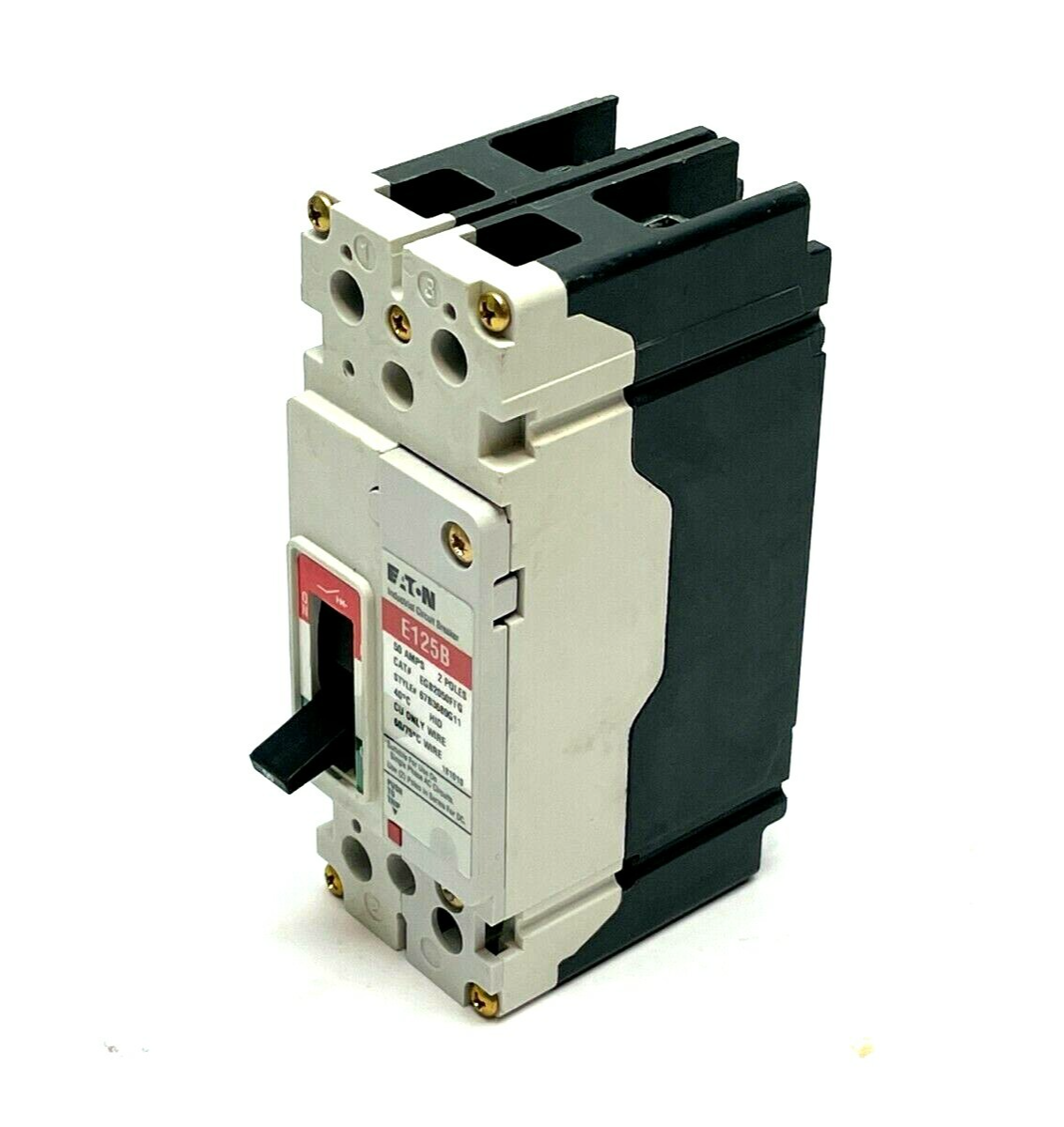 Eaton EGB2050FFG Molded Case Circuit Breaker 50A 2-Pole Style 67B3689G11 - Maverick Industrial Sales