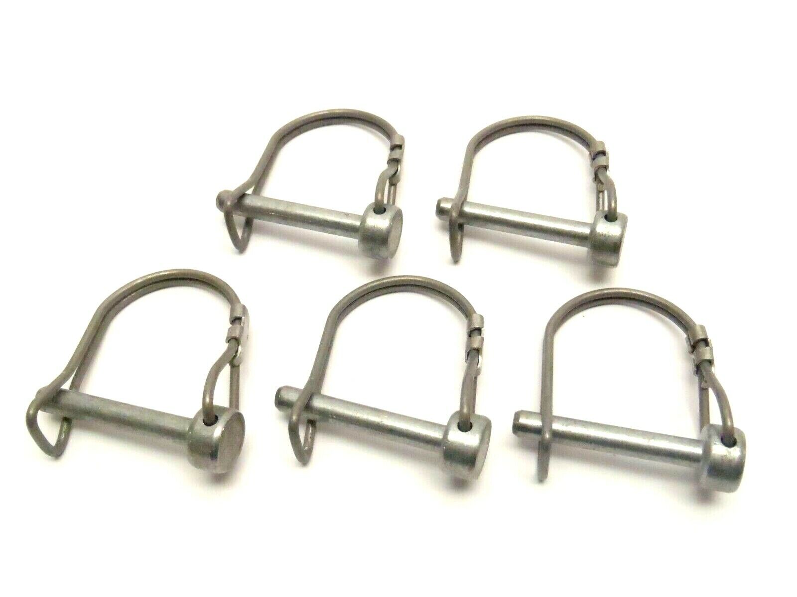 1/4" x 1-5/8" D Type Double Wire Snap Safety Pin LOT OF 5 - New - Maverick Industrial Sales