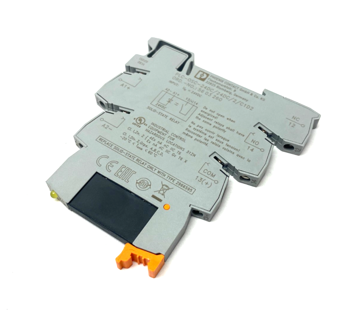 Phoenix Contact PLC-OSC- 24DC/ 24DC/ 2/C1D2 Optocoupler 5603260 w/ 2966595 Relay - Used - Maverick Industrial Sales
