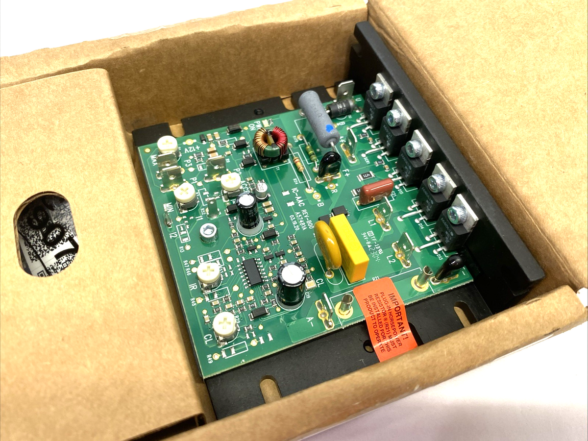 KB Controls KBIC-240D Adjustable Speed DC Drive, Open Chassis, 9464N - Maverick Industrial Sales