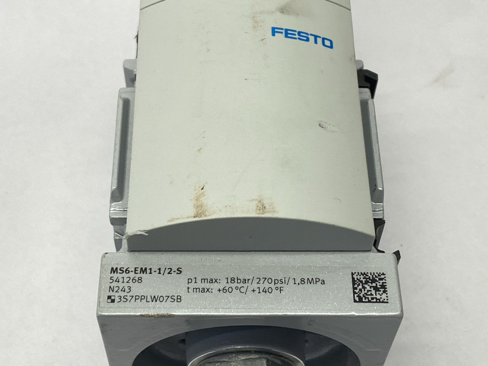 Festo MS6-LFR-1/2-D7-E-R-V-AS Pneumatic Filter Regulator 529190 - For parts or not working - Maverick Industrial Sales