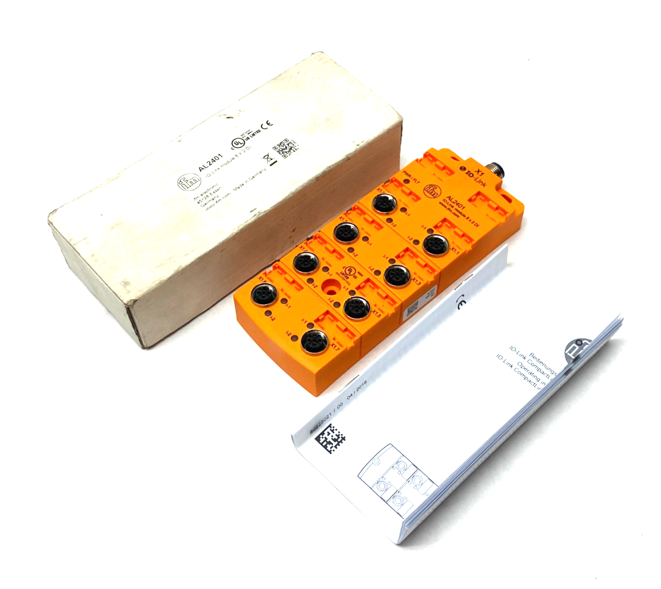 Ifm AL2401 CompactLine Module, IO-Link module 8 x 2 DI IP 67 - Maverick Industrial Sales