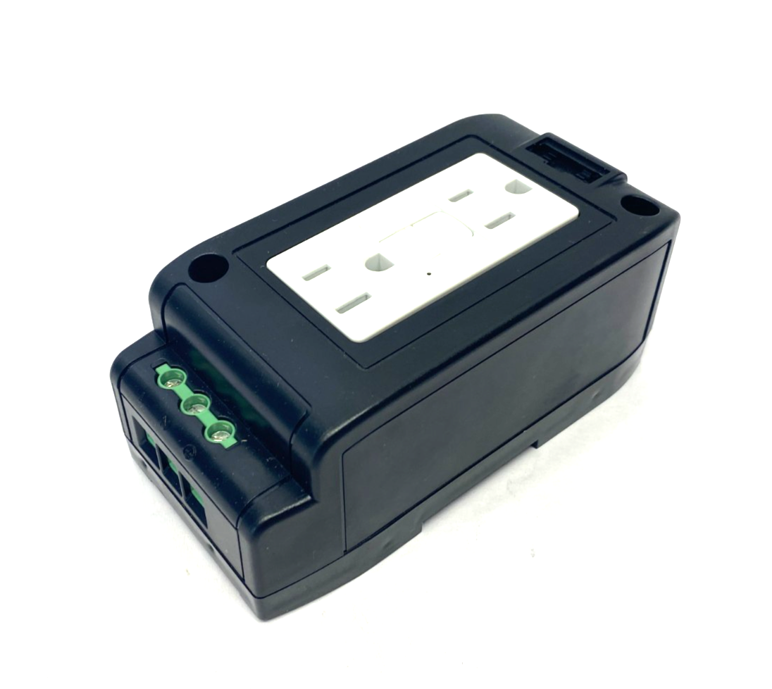 Murrelektronik 67980 Duplex Power Socket NEMA (GFCI) for DIN Rail - Maverick Industrial Sales