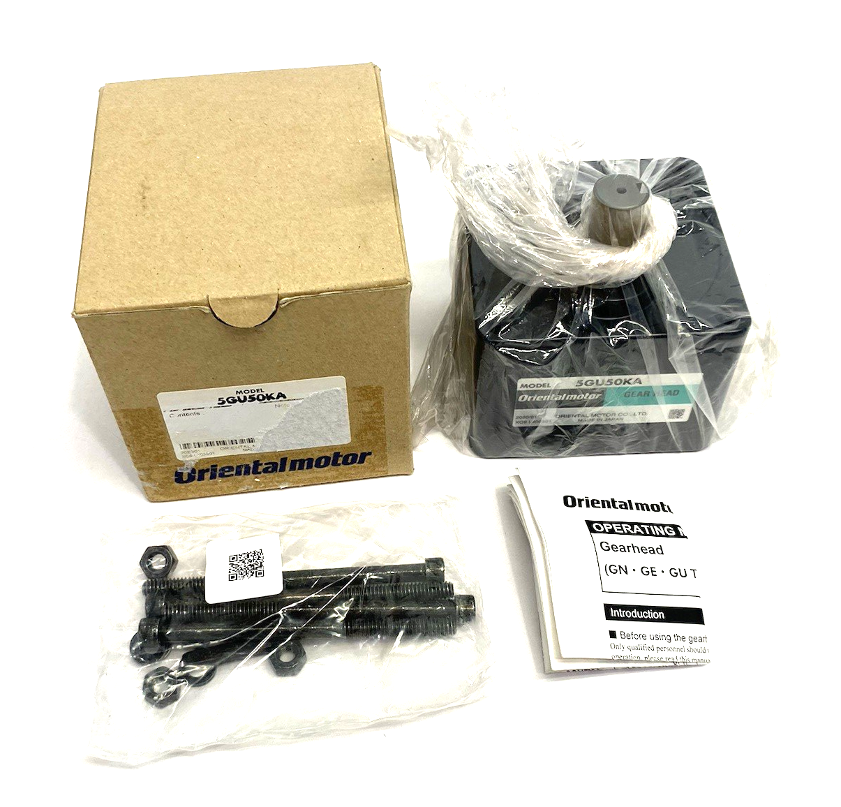 5GU50KA | Oriental Motor Gearhead Parallel Shaft (50:1) 5/8" Shaft Diameter - New - Maverick Industrial Sales