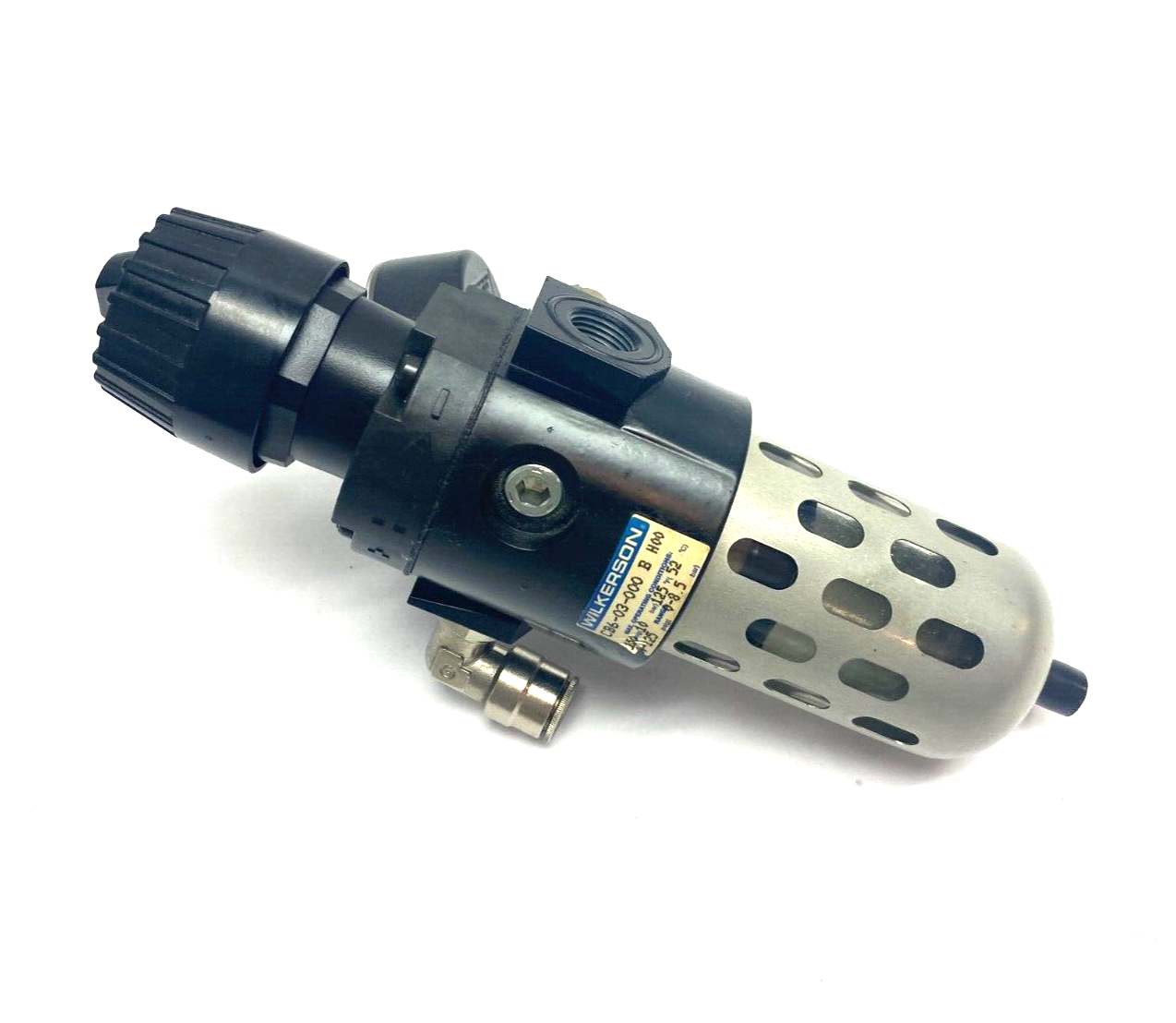 Wilkerson CB6-03-000A Filter Regulator Manual Drain 0-125psi - Used - Maverick Industrial Sales