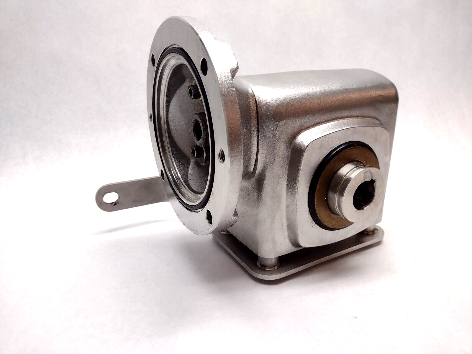 SSHF721-25KC-B5-HS1-P16 | Boston Gear W05054 25:1 Gear Reducer, 1" Hollow Bore - Used - Maverick Industrial Sales