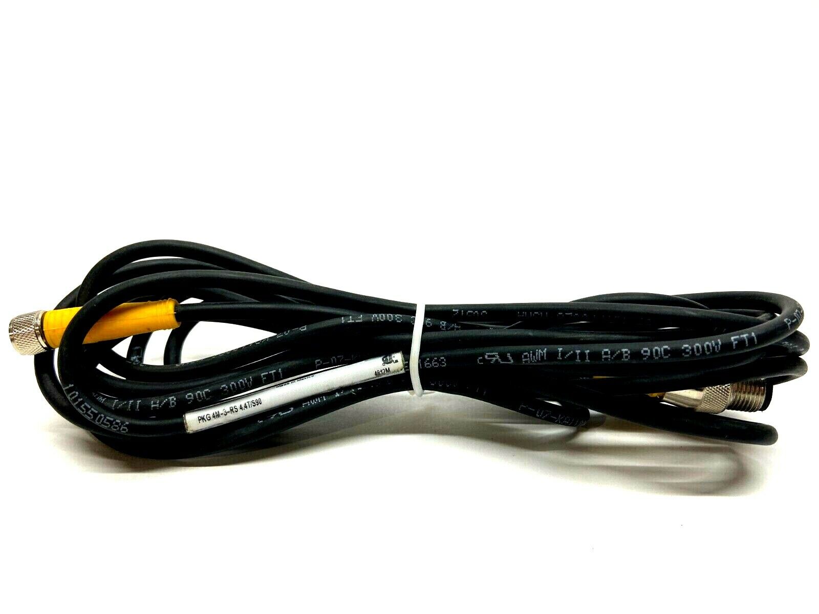 Turck U-58724 PKG 4M-3-RS 4.4T/S90 Hybird Molded Cordset M12 to M8 - Used - Maverick Industrial Sales