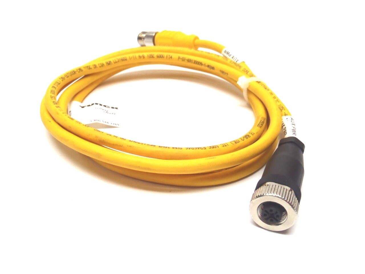Turck SBE 3T-5 Male M12 3-Pin Cordset Female 5-Pin U0146-2 - New – Open box - Maverick Industrial Sales