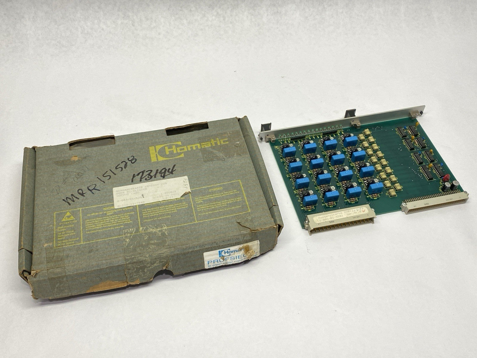 Homatic 2-083-01-5202 PLC Output Card - New – Open box - Maverick Industrial Sales