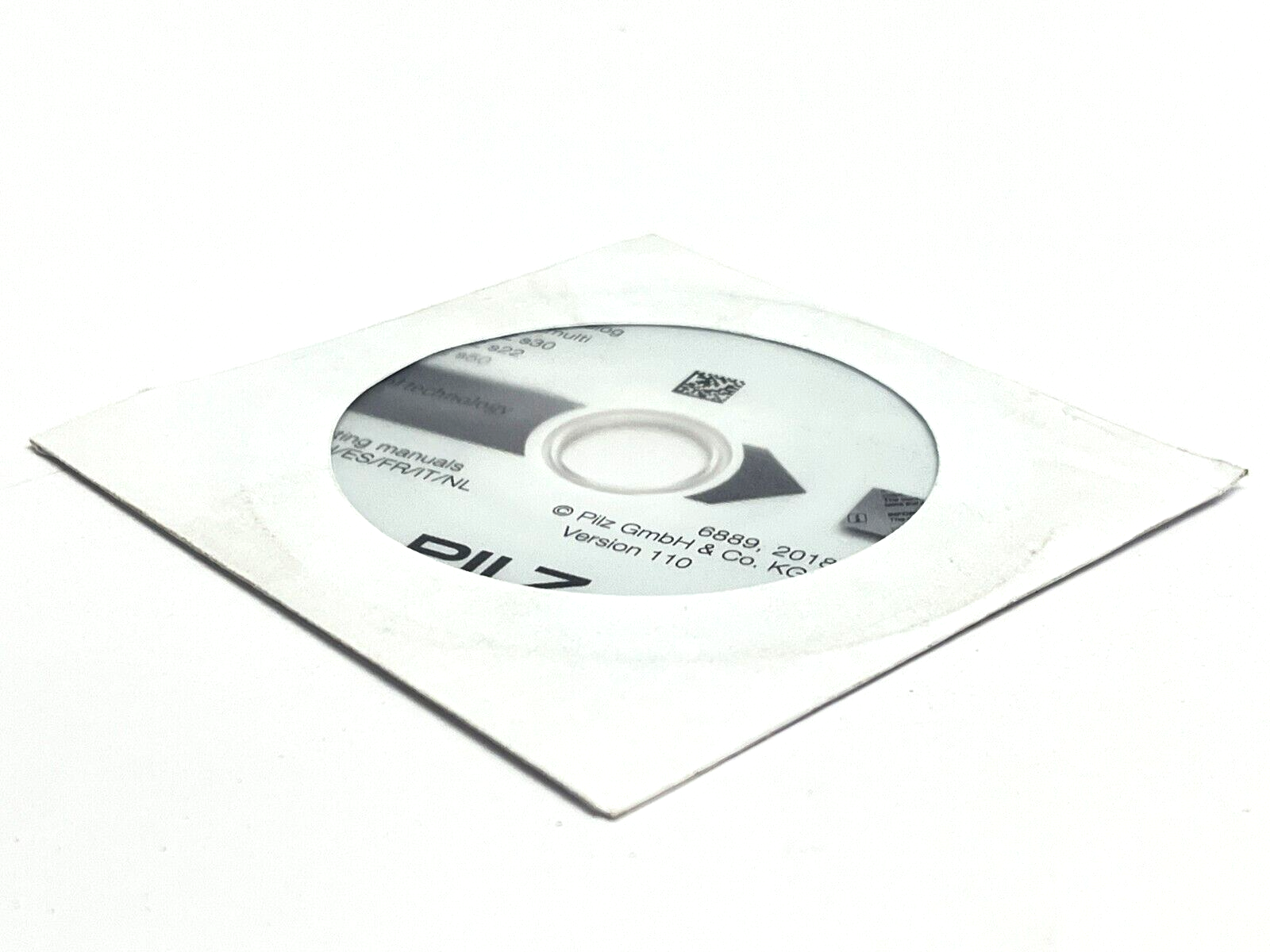 Pilz Version 110 PNOZ Operating Manuals CD - New - Maverick Industrial Sales