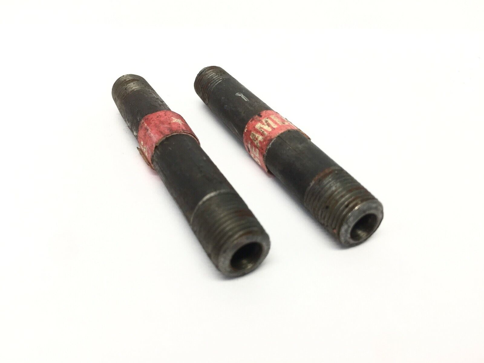 Black Pipe Nipple 1/8" x 2-1/2" Threaded LOT OF 2 - New - Maverick Industrial Sales