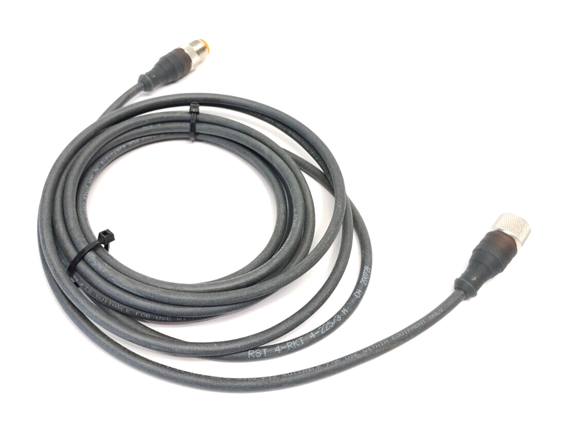Lumberg Automation RST 4-RKT 4-225/3M Cordset M12 4-Pin Male To Female 600003364 - Used - Maverick Industrial Sales