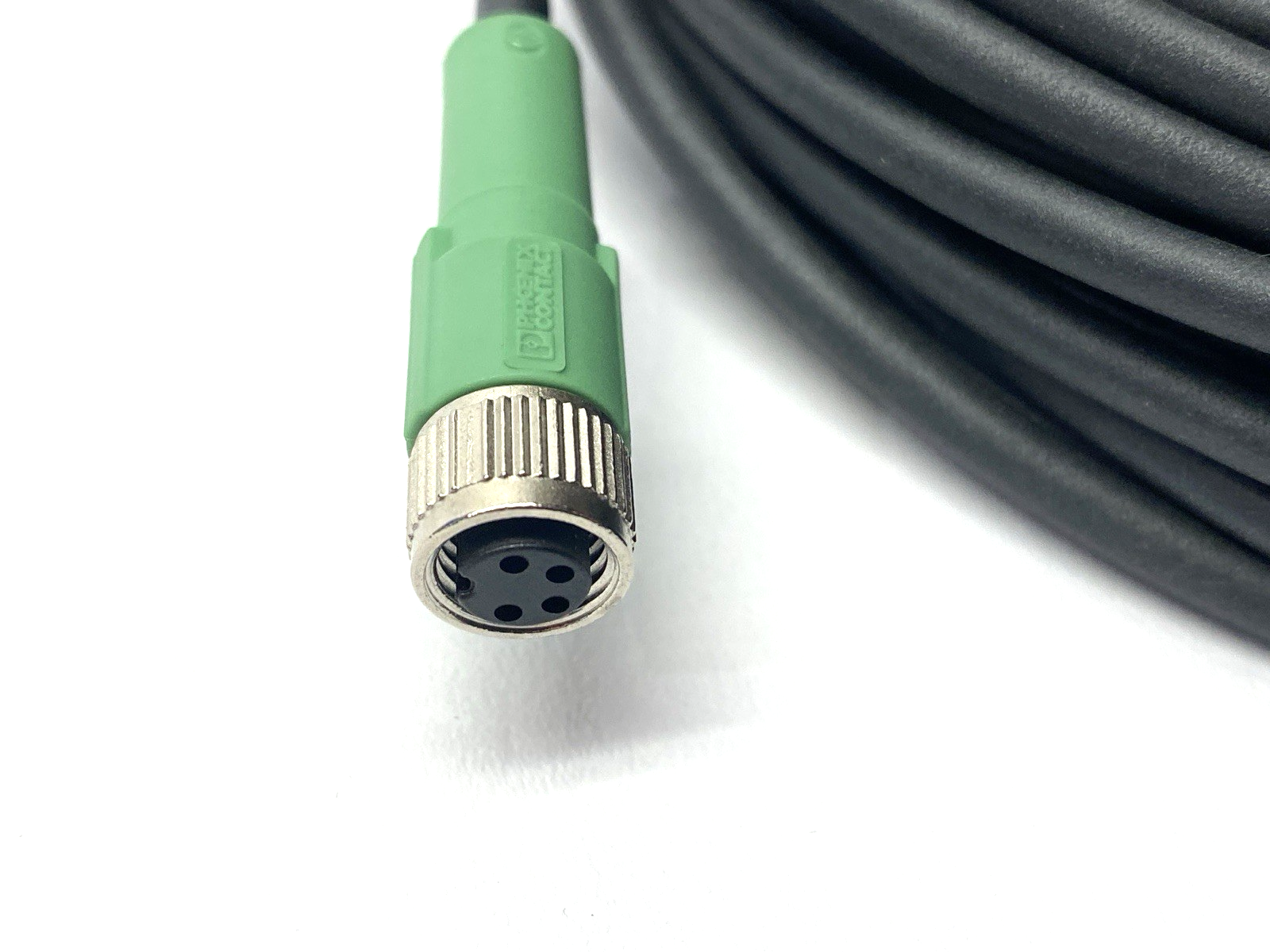 Phoenix Contact SAC-4P-10,0-PUR/M 8FS Single Ended Cordset M8 4-Pin 10m 1683484 - New – Open box - Maverick Industrial Sales