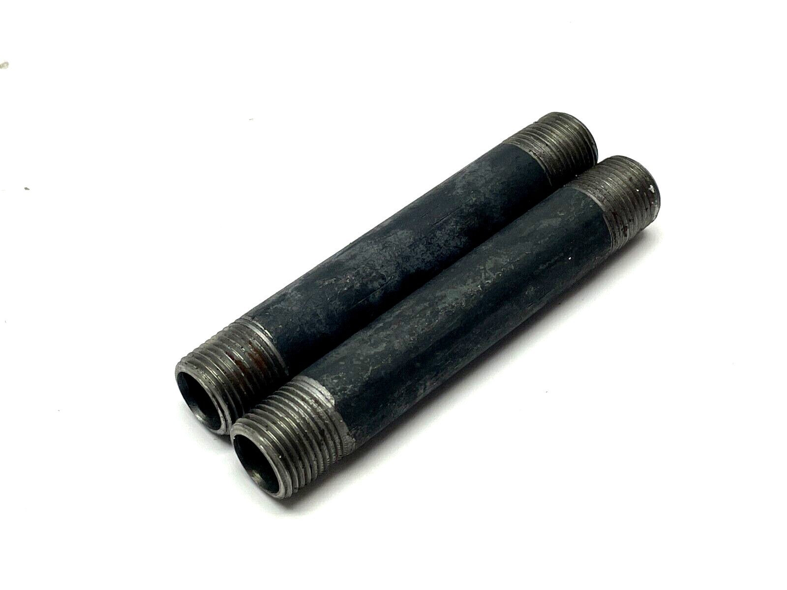 Pipe Nipples 4" Length 3/8" Thread LOT OF 2 - Used - Maverick Industrial Sales