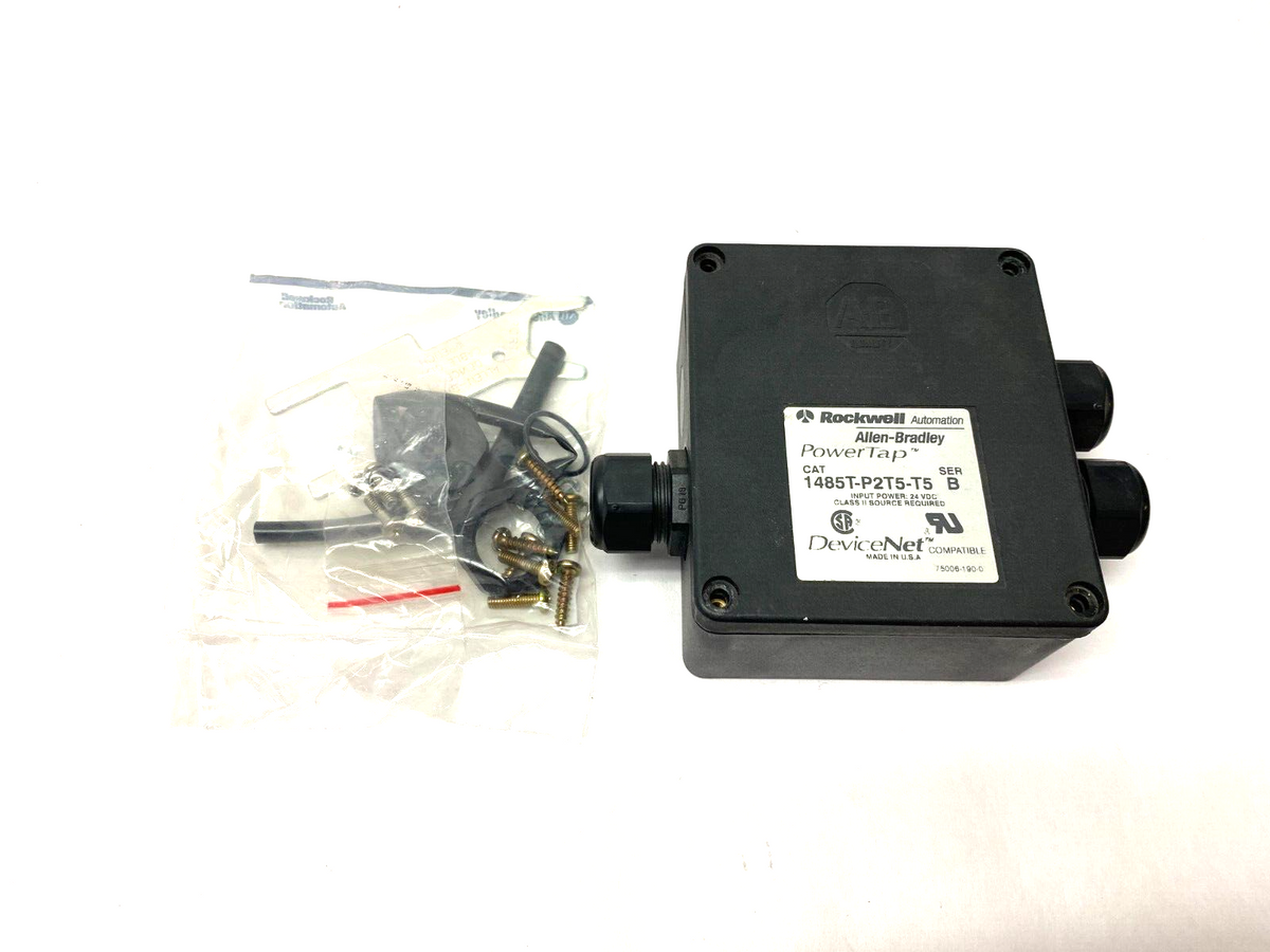 1485T-P2T5-T5 | Allen Bradley Ser. B PowerTap DeviceNet Power Device 24VDC - New Other - Maverick Industrial Sales