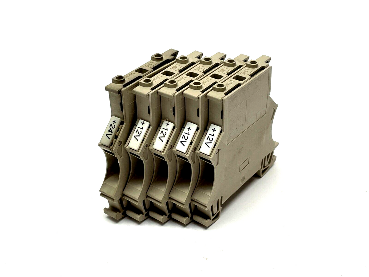 2562730000 | Weidmuller WSI 6 Fuse Terminal Block LOT OF 5 - Maverick Industrial Sales