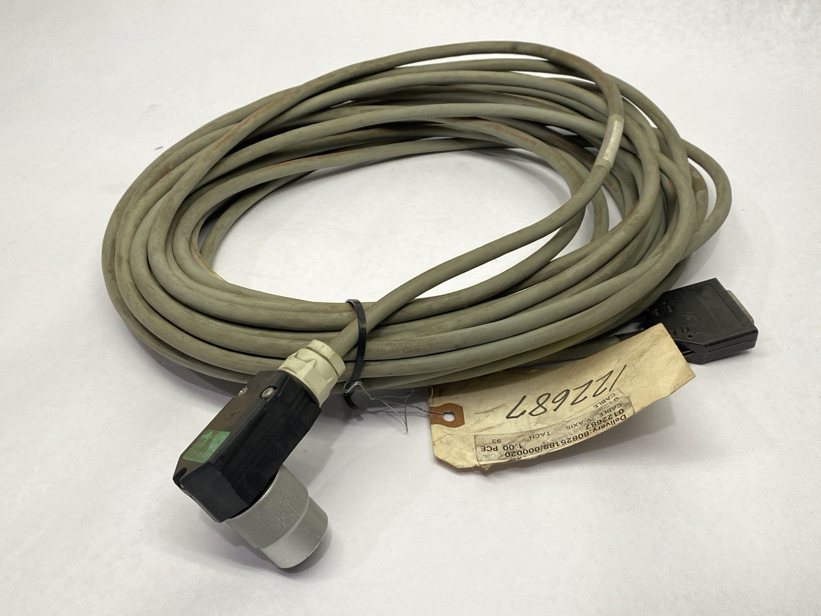 Trumpf 122687 Y-Axis Tachogenerator Cable - Used - Maverick Industrial Sales