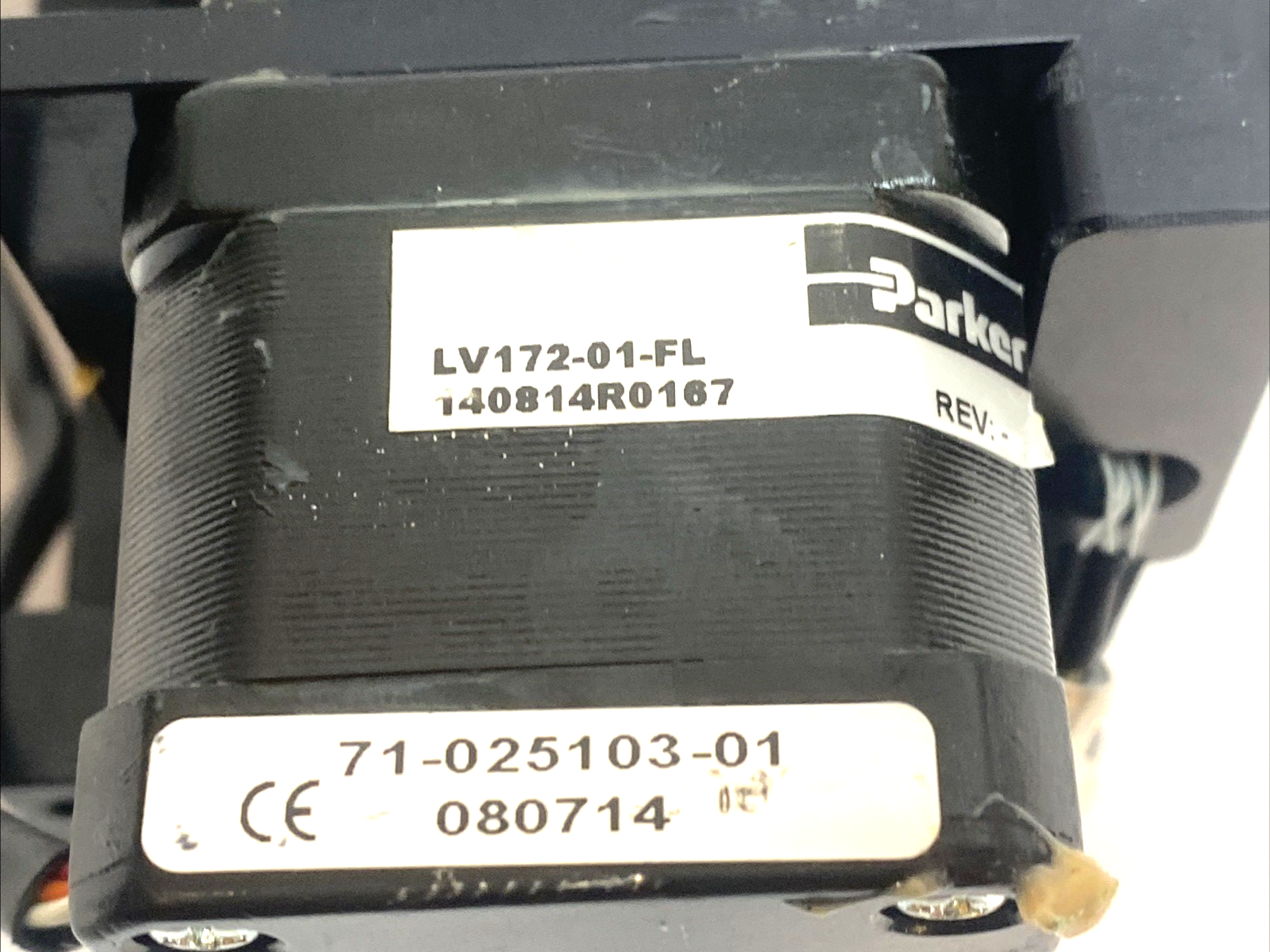 804-6638A | Parker 804-5224B Linear Stage Stepper Motor Precision Actuator LV172-01-FL- For parts or not working - Maverick Industrial Sales