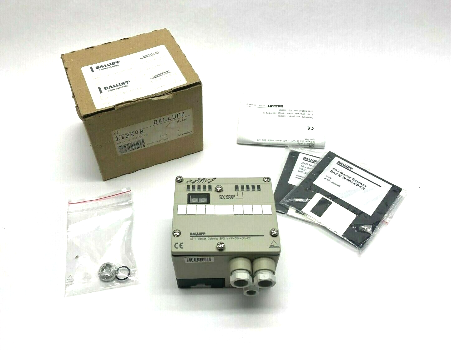 BASM-W-004-DP-C2 | Balluff BAS M-W-004-DP-C2 AS-i Master Gateway ASi Interface - New – Open box - Maverick Industrial Sales