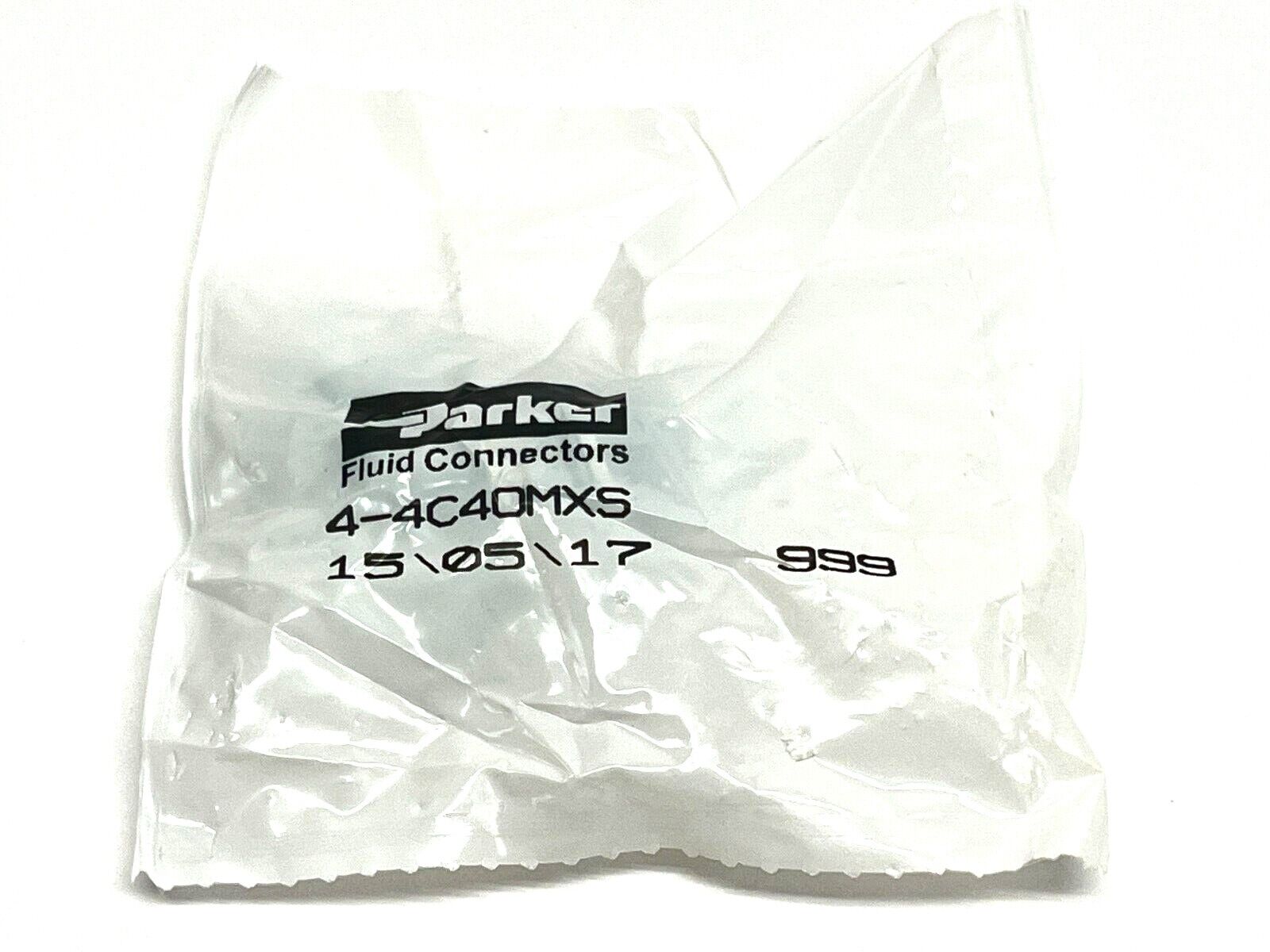 Parker 4-4C4OMXS Triple-Lok 37 Degree Flare JIC Tube Fitting And Adapter - New - Maverick Industrial Sales