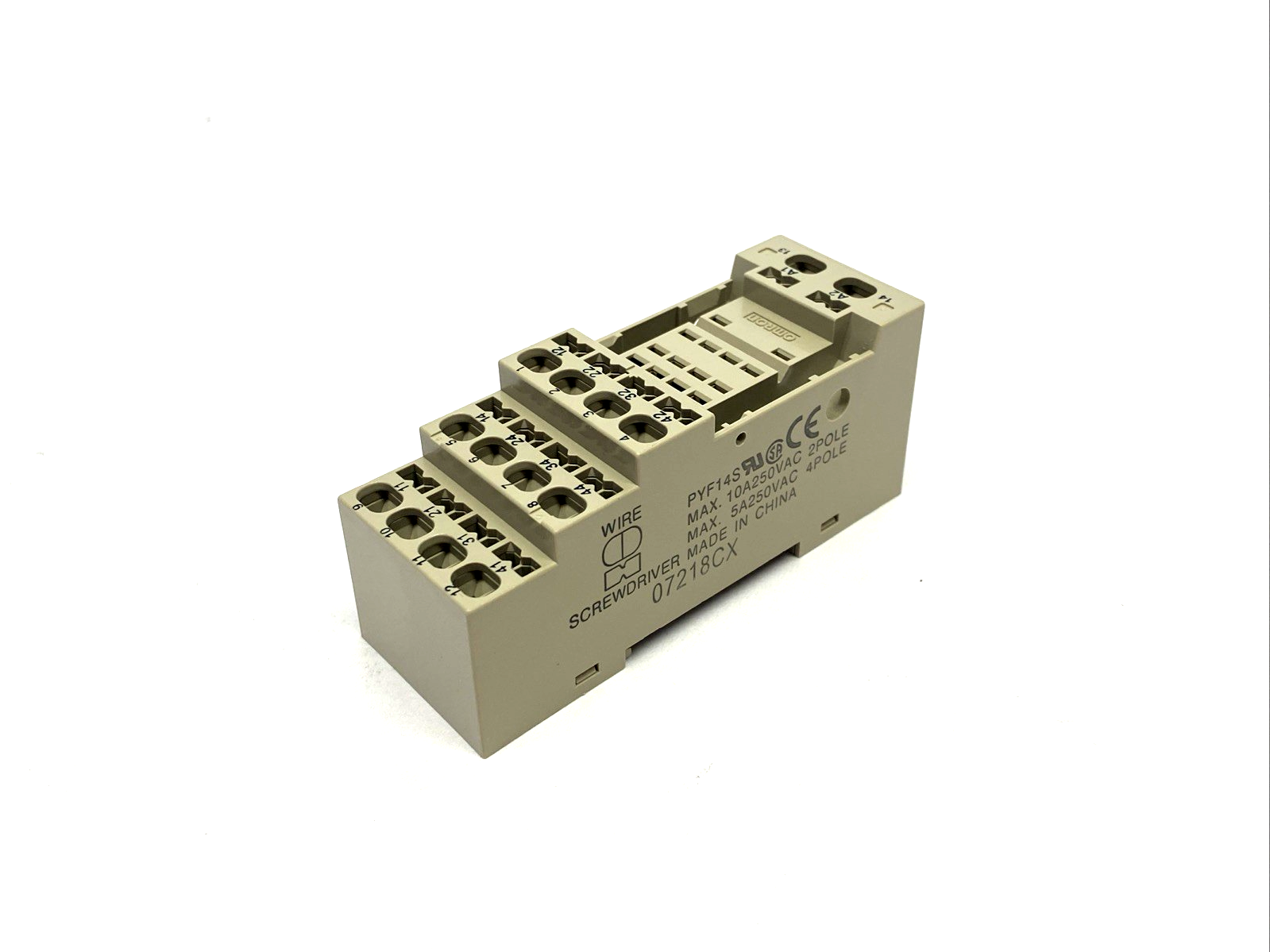 Omron PYF14S Relay Socket/Base 14-Pin - Maverick Industrial Sales