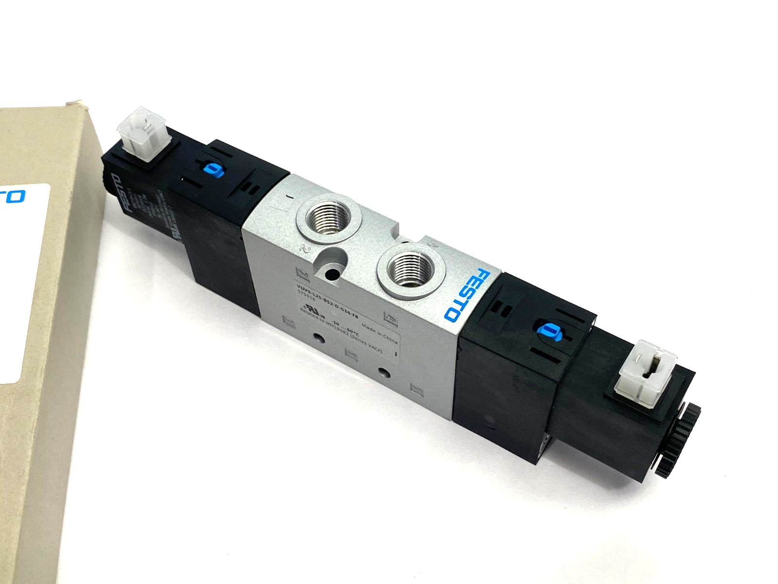 Festo VUVS-L25-B52-D-G14-F8-1C1 Solenoid Valve 5/2, Bistable 575518 - Maverick Industrial Sales