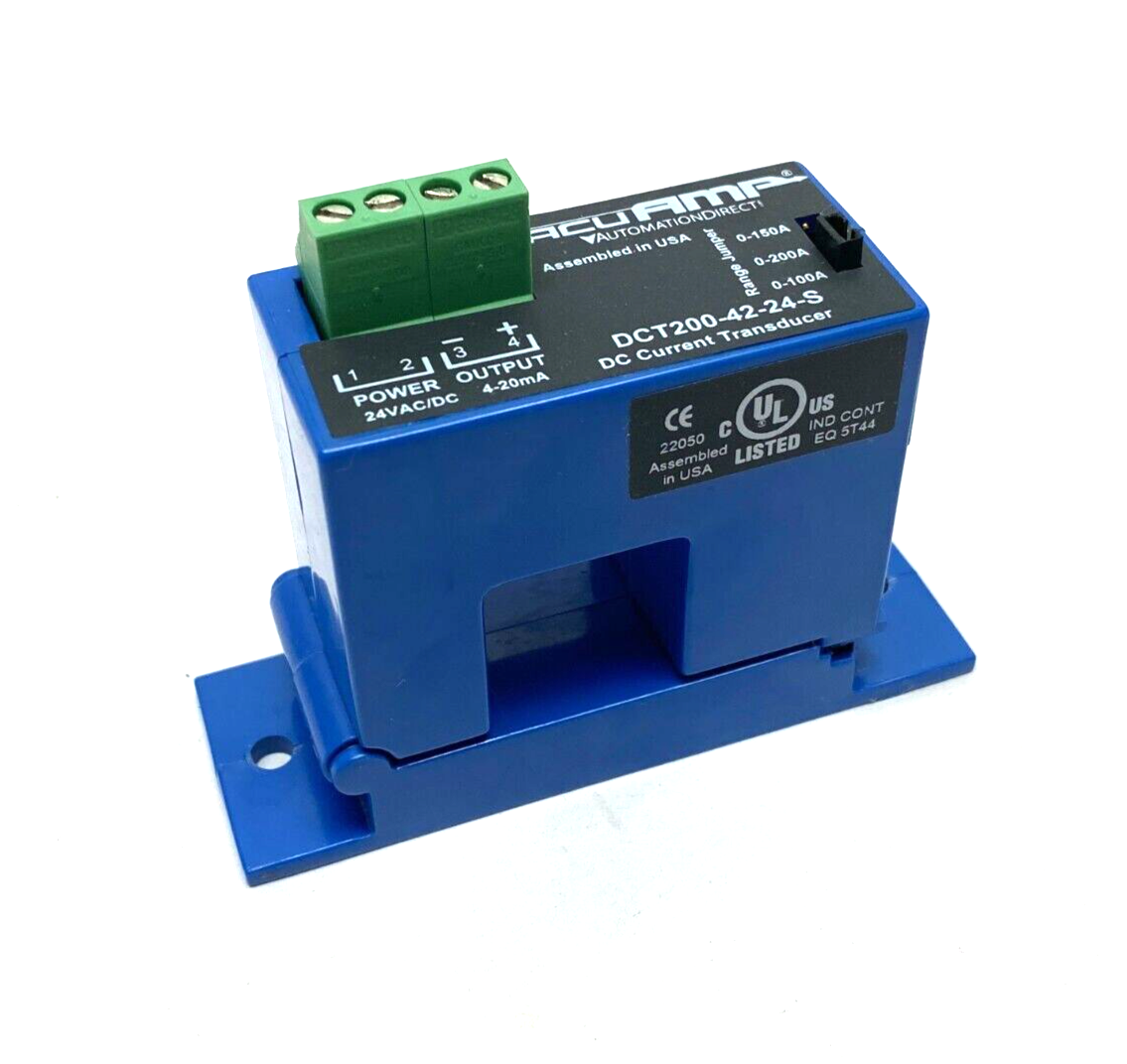 Automation Direct DCT200-42-24-S AcuAMP Split Core DC Current Transformer - Maverick Industrial Sales