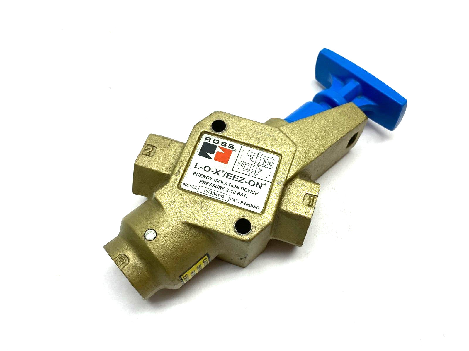 Ross 1523A4102 L-O-X/EEZ-ON Manual Energy Isolation Valve 2-10bar - Maverick Industrial Sales