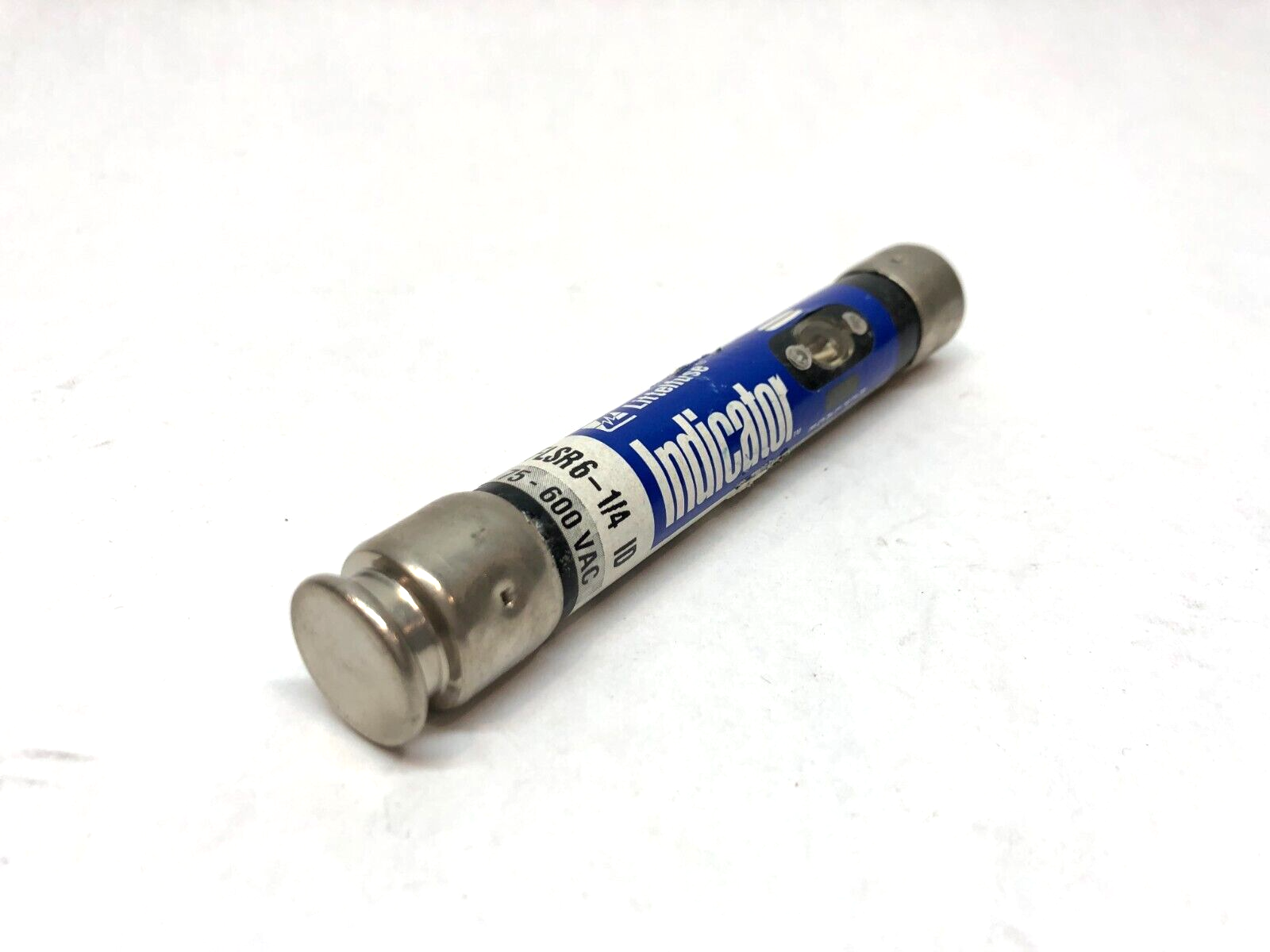 FLSR6-1/4 ID | Littelfuse , 75-600 VAC, 6.25A Fuse w/ Indicator Window, 6.25 Amp - Used - Maverick Industrial Sales