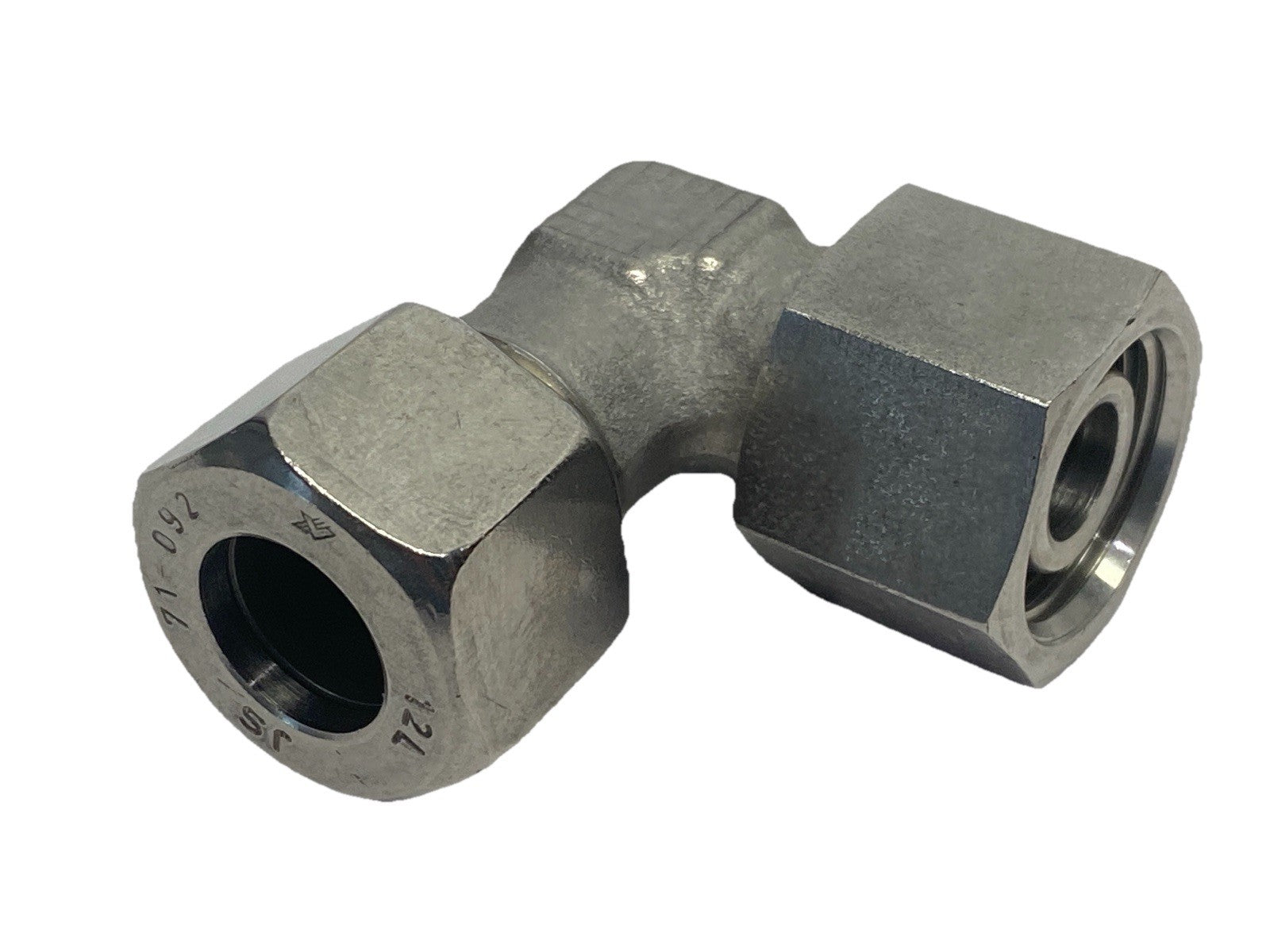 Brennan Industries D6500-L12-L12-SS Compression Fitting Elbow 12mm OD M18x1.5 - Maverick Industrial Sales