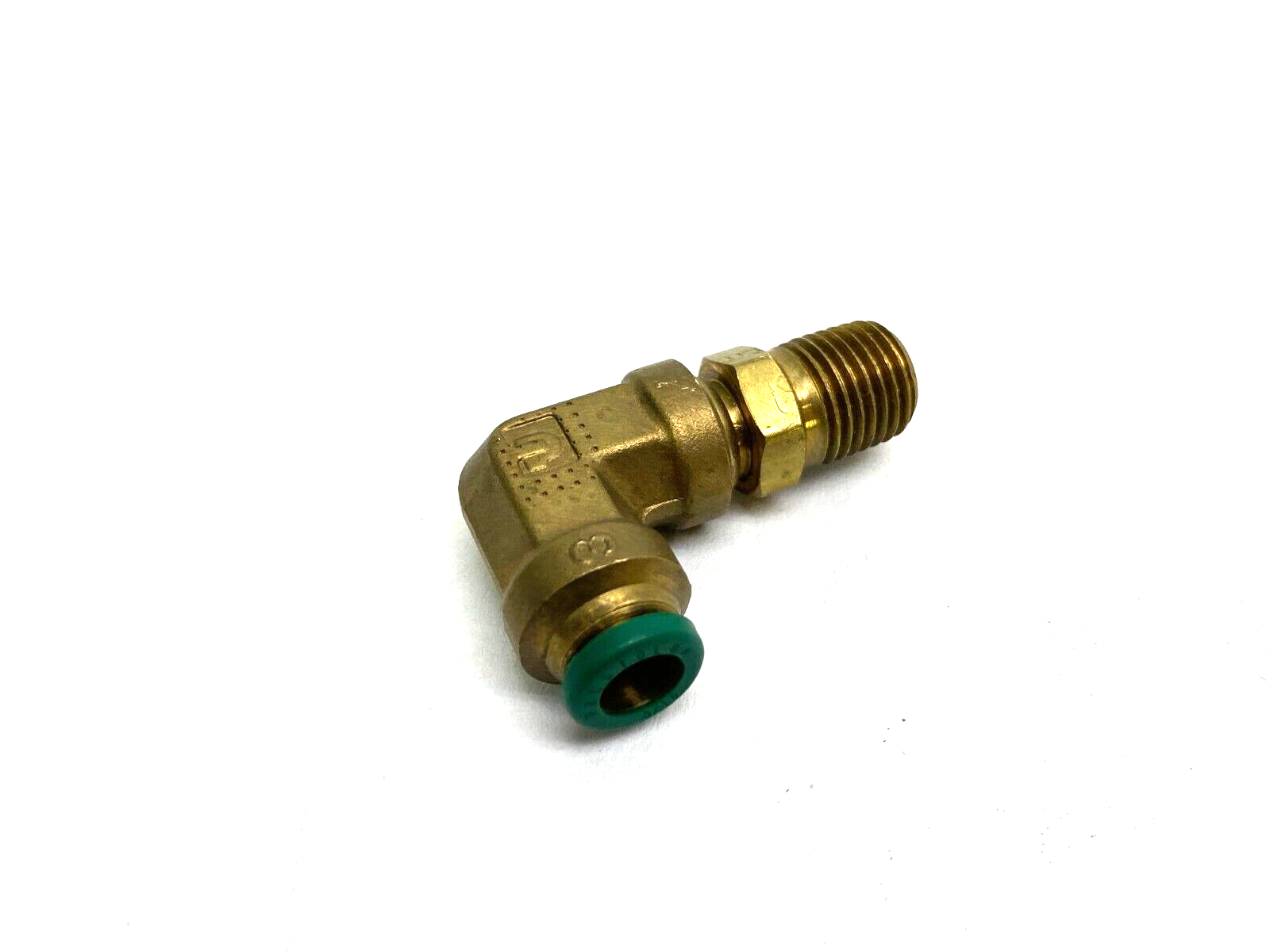 Parker 169PTC-5-4 Prestolok Push-to-Connect Swivel Elbow 5/16" x 1/4" NO SEALANT - New – Open box - Maverick Industrial Sales