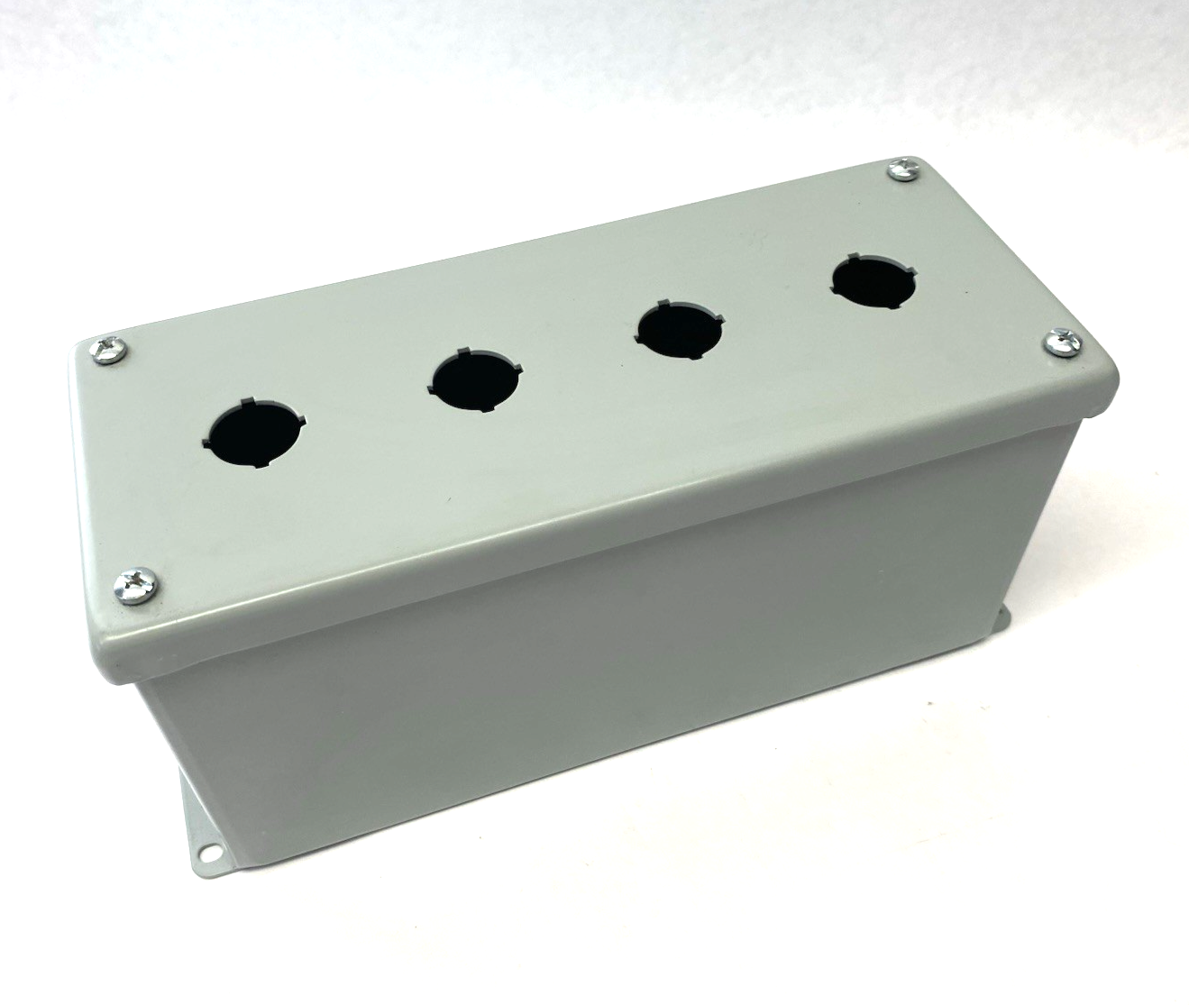 Hoffman nVent E4PBXM Extra-Deep Pushbutton Portrait Enclosure Type 12 4PBx22.5mm - Maverick Industrial Sales