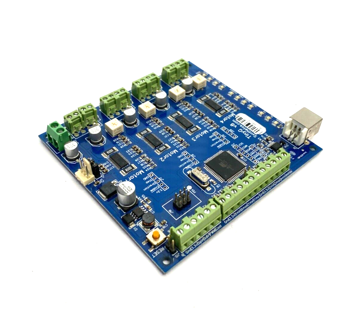 Synthetos 81-0615 TinyG v8 Quadruple Motor Control Card board131v8h - Used - Maverick Industrial Sales