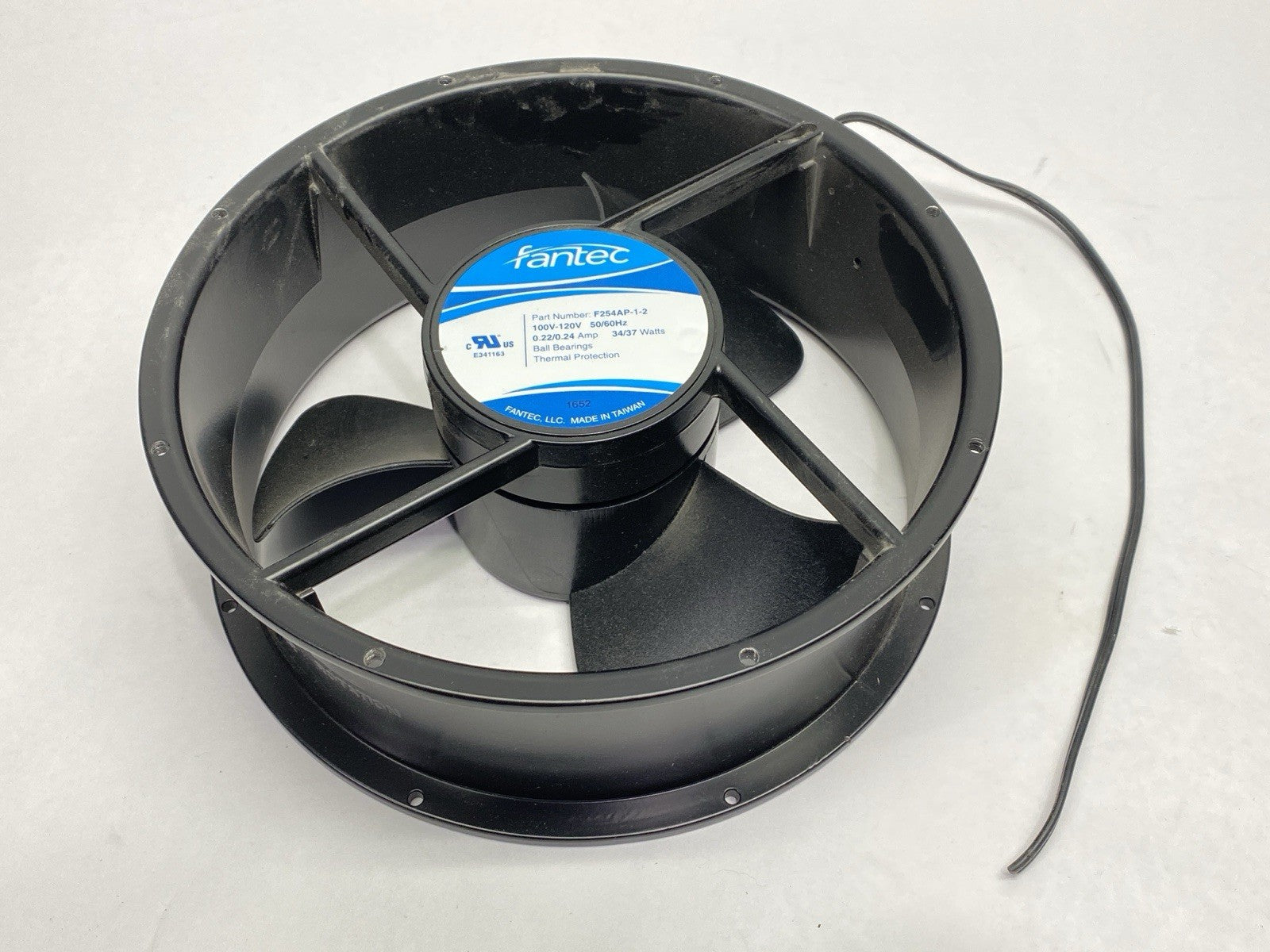 F254AP-1-2 | Fantec Thermal Management AC Fan 0.22/0.24A 100-120V 34/37W - Used - Maverick Industrial Sales