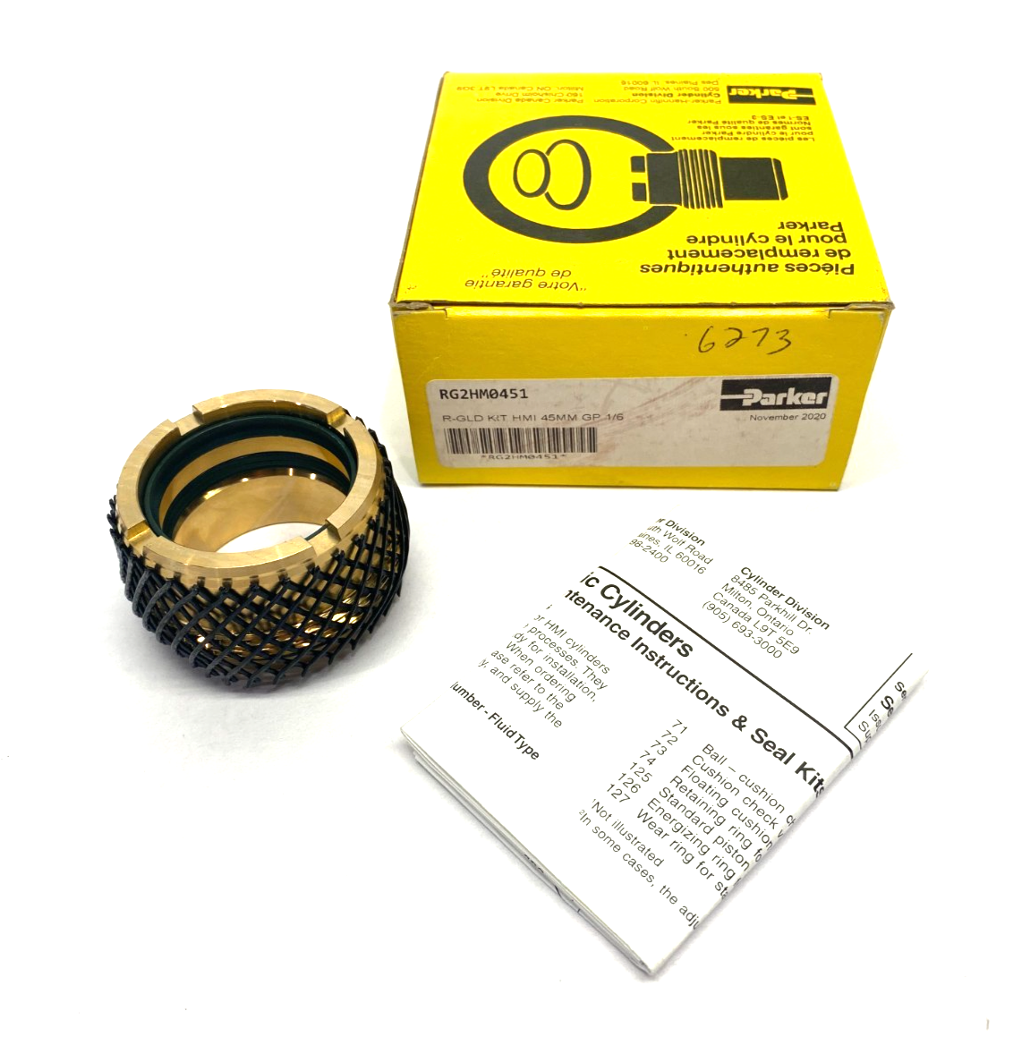 Parker RG2HM0451 Rod Gland Seal Kit HMI 45MM GP 1/6 - New - Maverick Industrial Sales