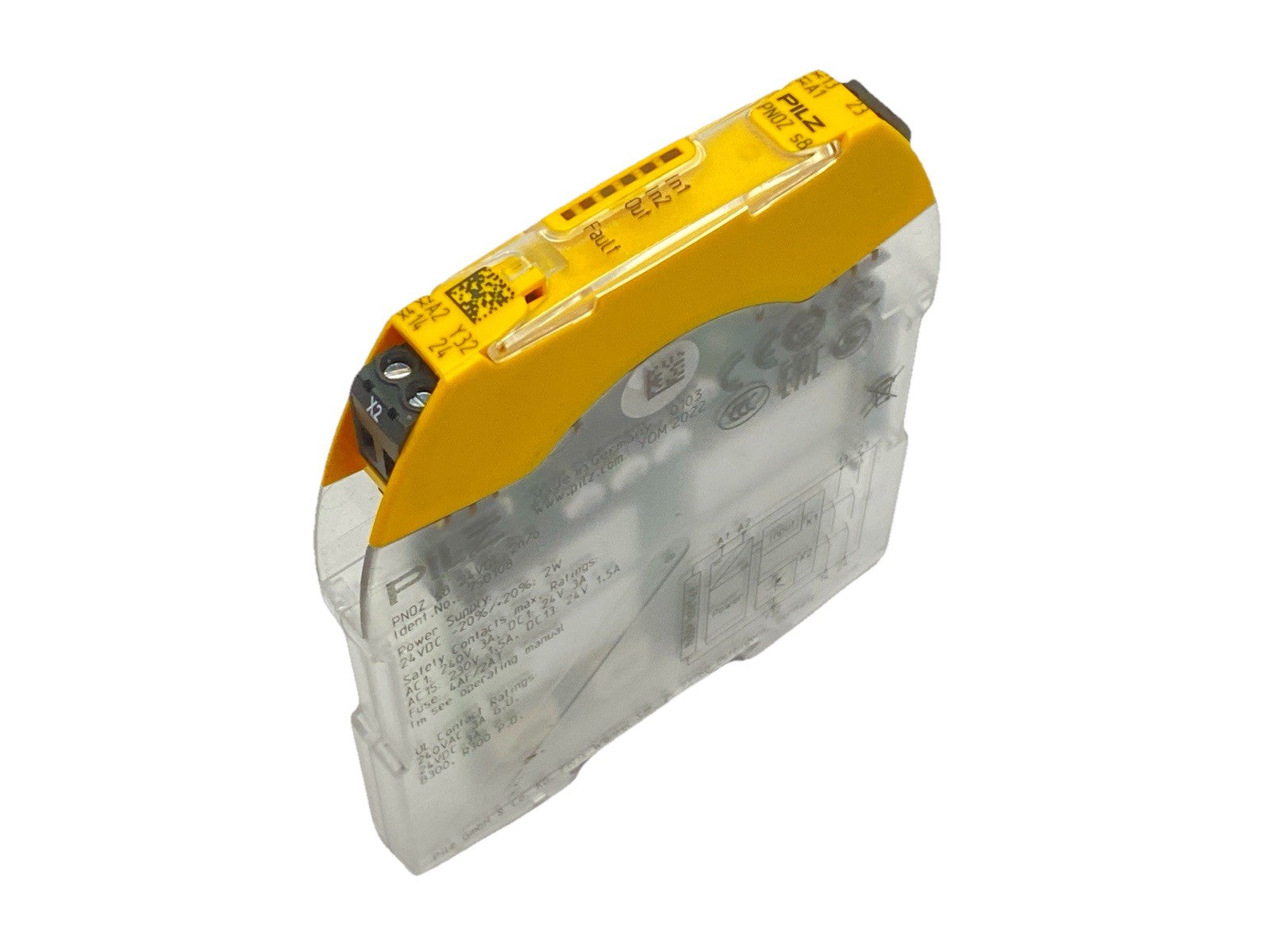 PNOZ s8 24VDC 2 n/o | Pilz PNOZsigma Contact Expansion 750108 MISSING TERMINALS - Used - Maverick Industrial Sales