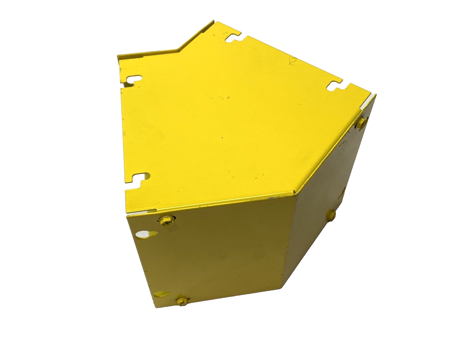 F66G45E | Hoffman Elbow 45-Degree Lay-in Wireway 6" x 6" YELLOW SHELFWARE - New Other - Maverick Industrial Sales