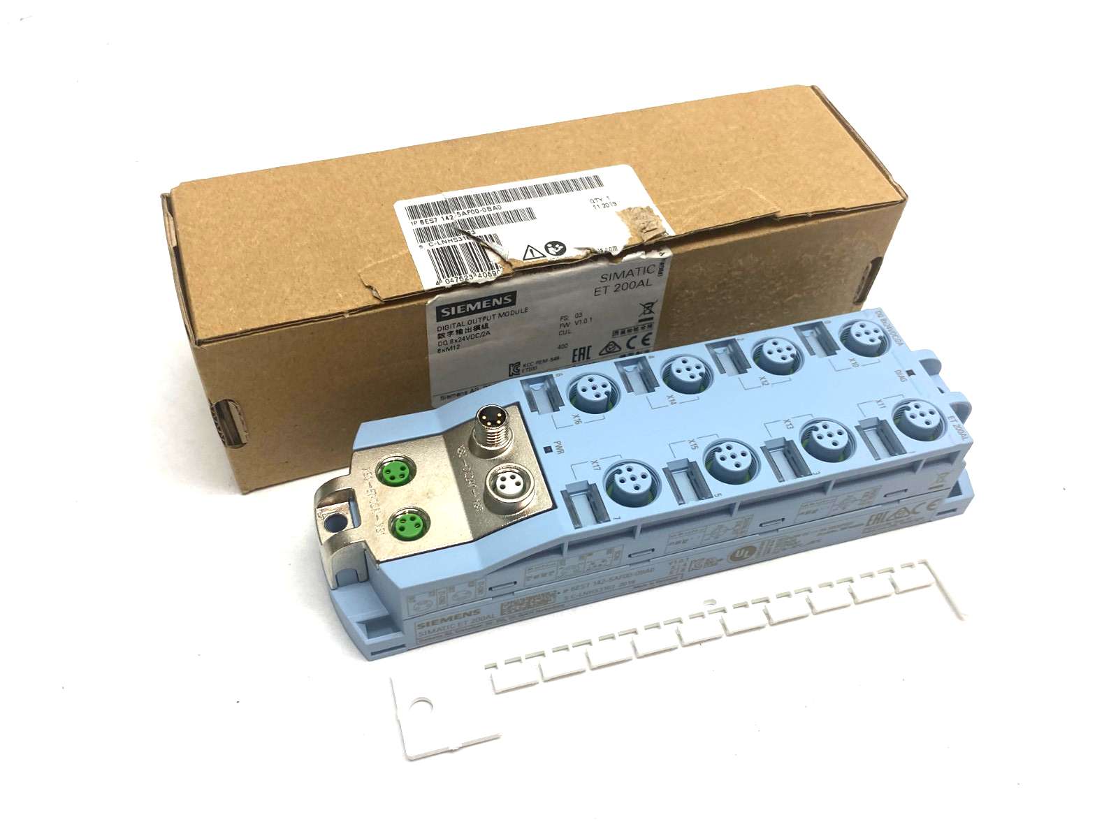 Siemens 6ES7 142-5AF00-0BA0 SIMATIC ET 200AL Digital Output Module, 8x24VDC/2A - Maverick Industrial Sales