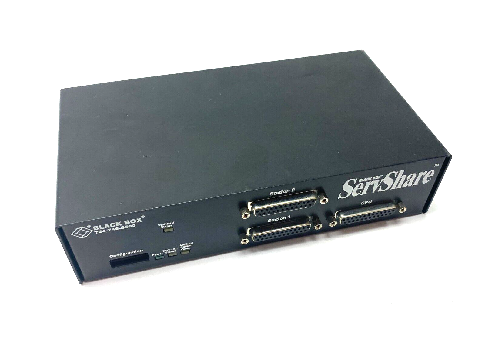 KV752A | Black Box ServShare External Station Switch - Used - Maverick Industrial Sales