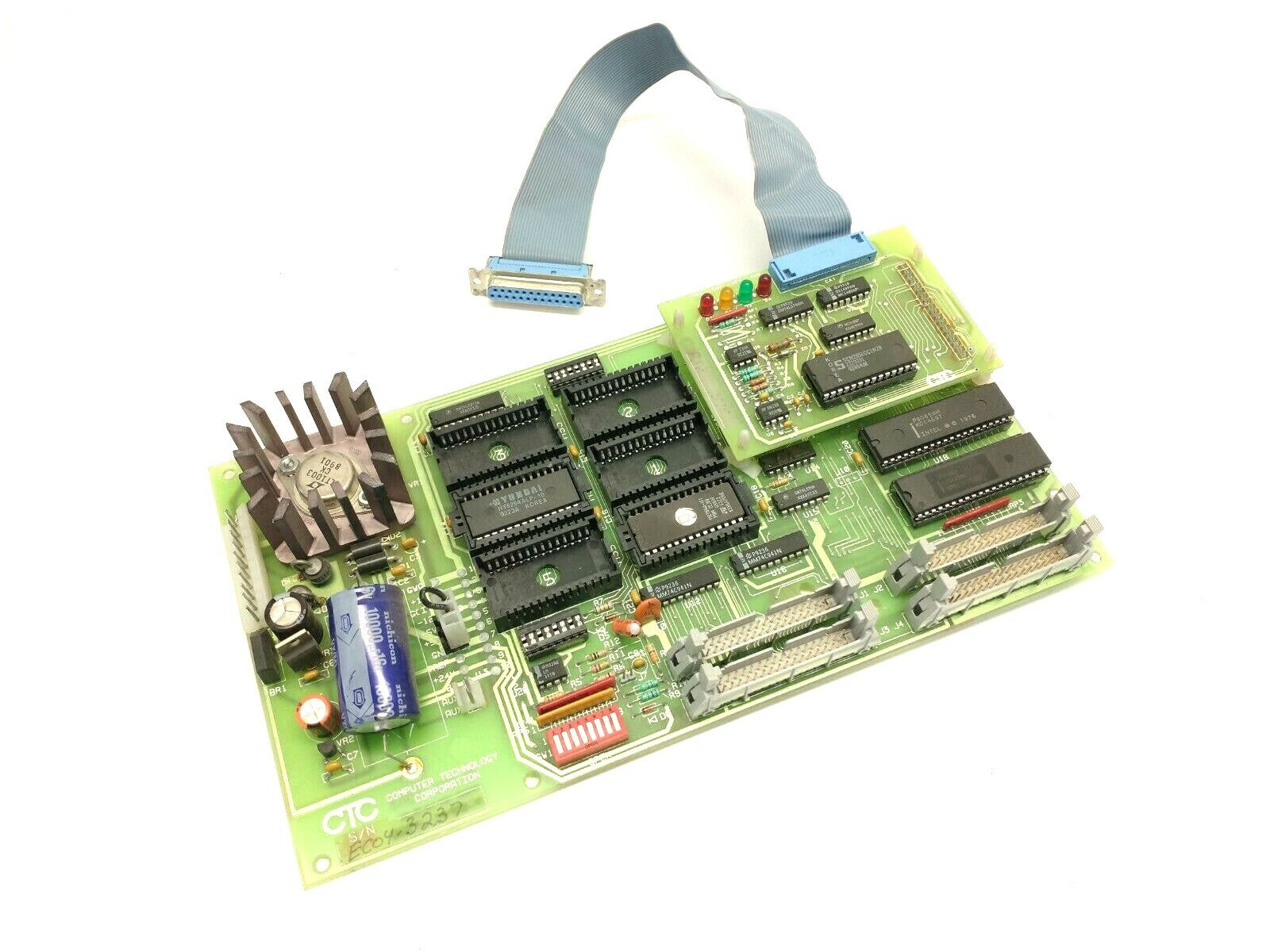 Computer Technology Corporation BD0046-0300 Control Board PCB S/N EC04-3237 - For parts or not working - Maverick Industrial Sales