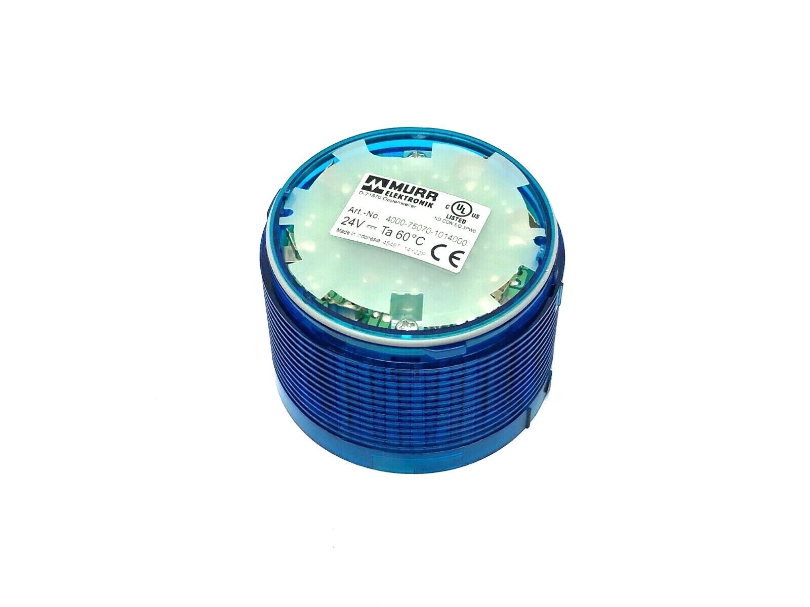 4000-75070-1014000 | Murr Elektronik LED Stack Light Blue 24VDC - New – Open box - Maverick Industrial Sales