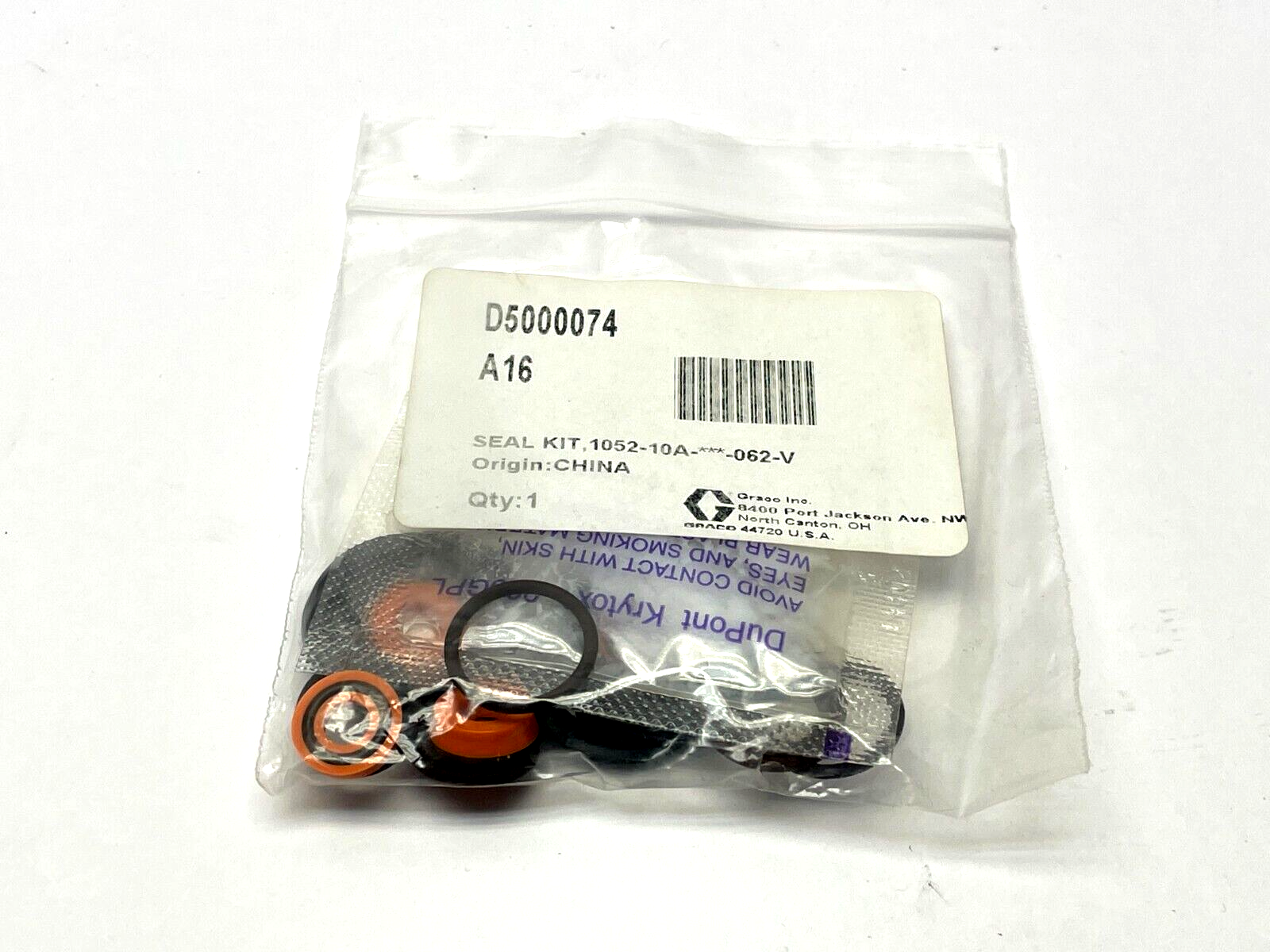 Graco D5000074 Seal Kit for 1052 - New – Open box - Maverick Industrial Sales