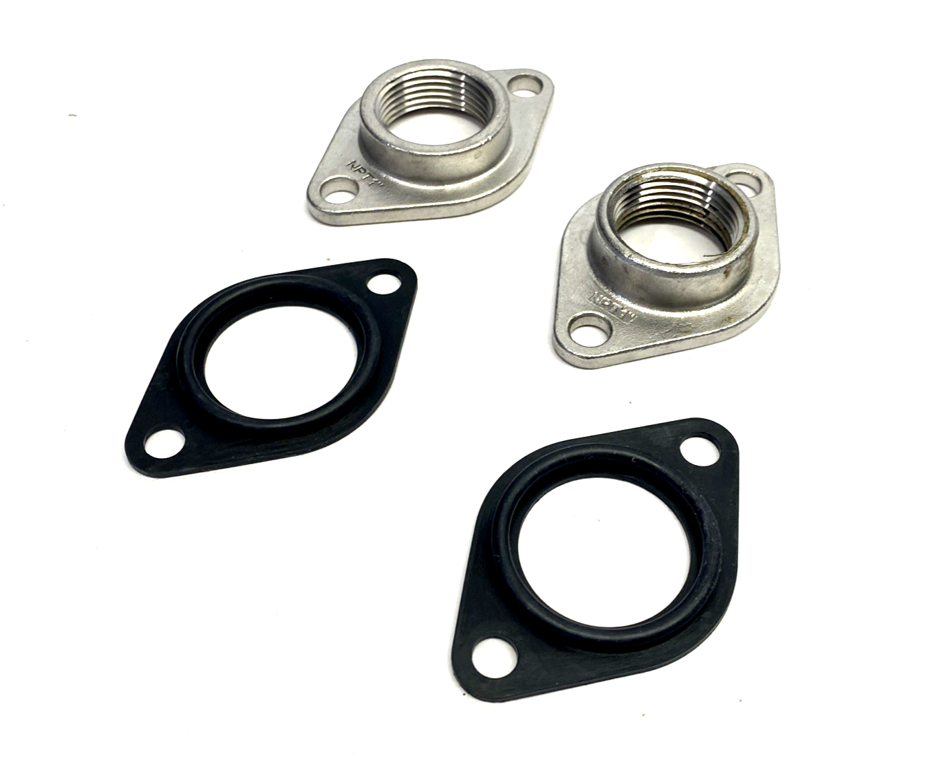 Walr TQ200F-KIT Flange Kit, 2 Flanges 2 Gaskets, 1" NPT - Maverick Industrial Sales
