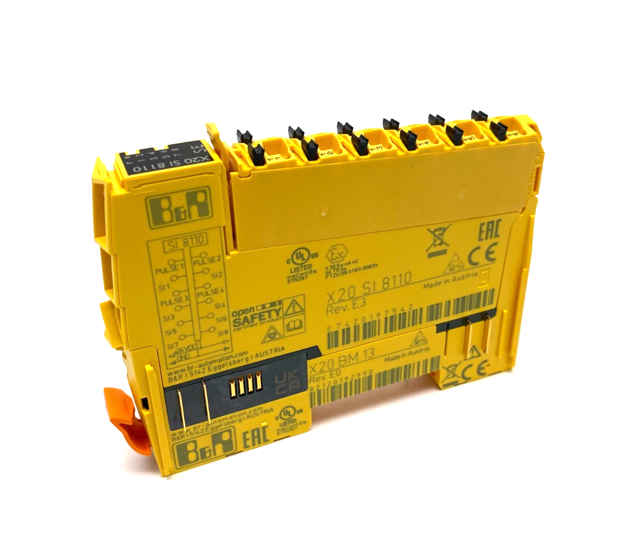 X20SI8110 | B&R Automation Digital 8-Safe Input, 4-Pulse Output Module - New – Open box - Maverick Industrial Sales