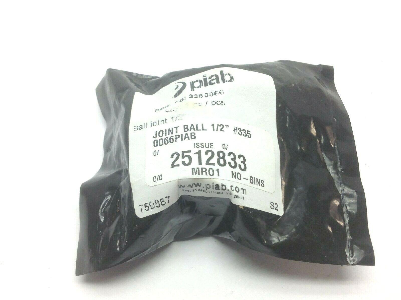 Piab 335066 1/2" Ball Joint - New - Maverick Industrial Sales