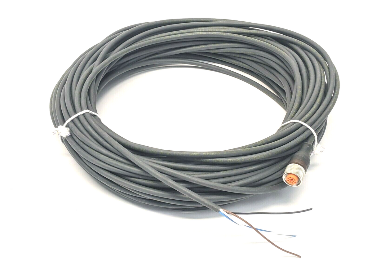 RKT 4-225/25M | Lumberg Automation Single-Ended Cordset M12 Female 25m Length - New – Open box - Maverick Industrial Sales