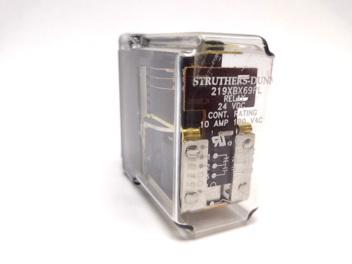 219XBX69PL | Struthers-Dunn Relay 24VDC 10A 120VAC - For parts or not working - Maverick Industrial Sales